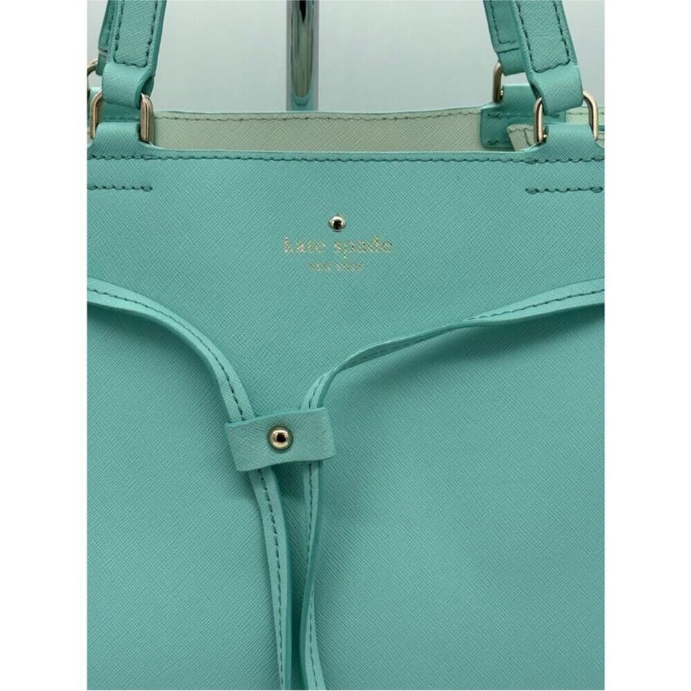 Kate Spade New York Cape Drive Lynnie Tote, beautiful Tiffany blue, EUC - Picture 15 of 15